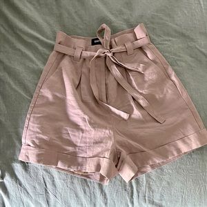 Womens Express linen shorts